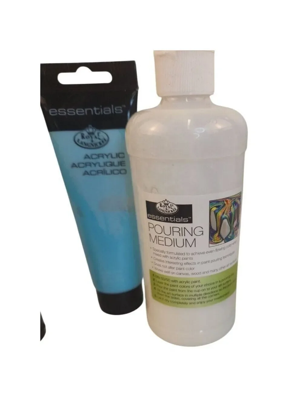 Royal & Langnickel Acrylic Paint Set With Pouring Medium